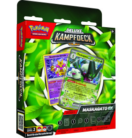 AMIGO Pokémon Deluxe Kampfdeck Maskagato-ex / Bailonda-ex – Deutsch, ab 6 Jahren