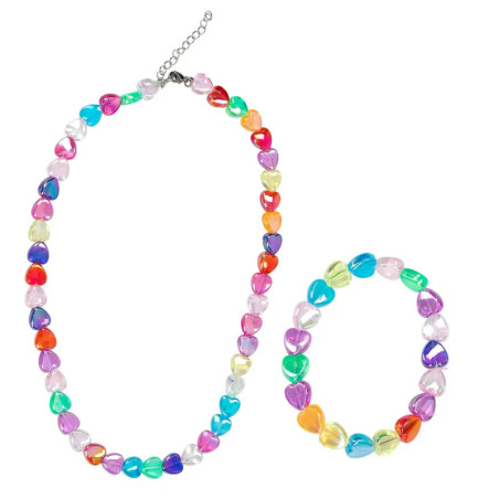 Depesche Ylvi Schmuck Set Kette & Armband – Zauberhaftes Einhorn-Design für Mädchen