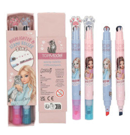 TOPModel Textmarker und Stempelroller