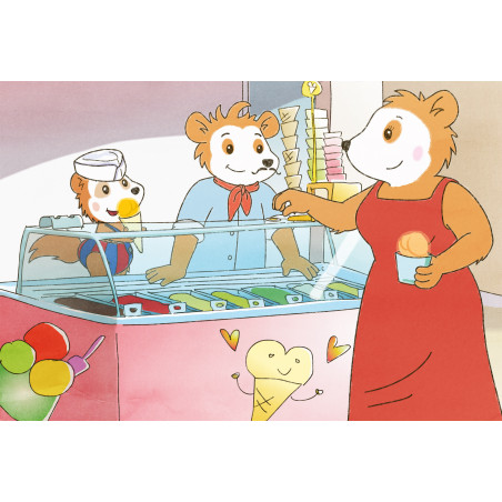 Selecta Puzzle-Box Bobo Siebenschläfer – 4 Kinderpuzzles (2x26, 2x48 Teile) ab 3 Jahre