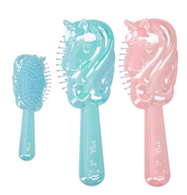 Depesche Ylvi Stabhaarbürste Einhorn – Magischer Glanz & sanftes Entwirren