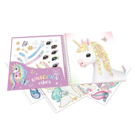 Depesche Ylvi Create Your Special Unicorn Dress Me Up – Kreatives Stickerbuch