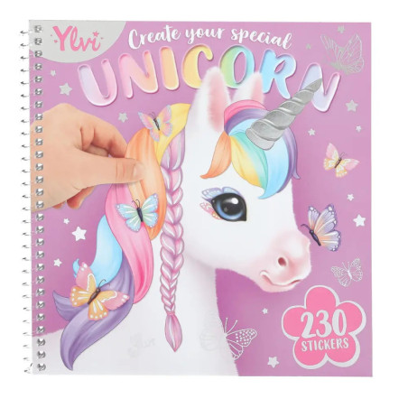 Depesche Ylvi Create Your Special Unicorn Dress Me Up – Kreatives Stickerbuch