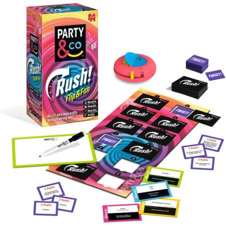 Jumbo Party & Co. Rush – Das schnelle Partyspiel für Freunde ab 14 Jahren