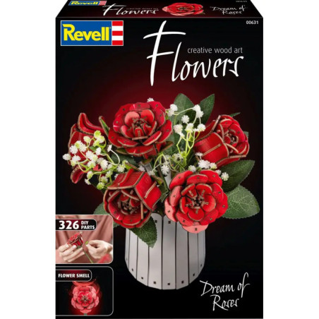 Revell Dream of Roses Holzblumen – Romantische Eleganz für dein Zuhause