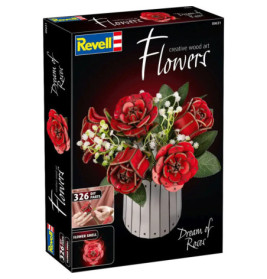 Revell Dream of Roses Holzblumen – Romantische Eleganz für dein Zuhause