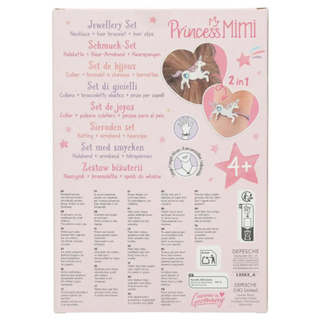 Depesche Princess Mimi Schmuckset für Kinder – Zauberhafte Accessoires für kleine Prinzessinnen (Ab 3 J.)