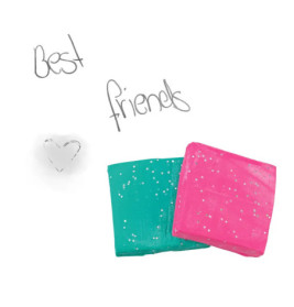 TOPModel Knetradiergummi mit Glitter