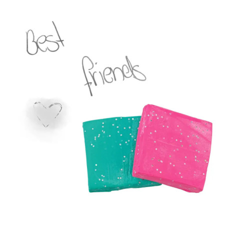 TOPModel Knetradiergummi mit Glitter