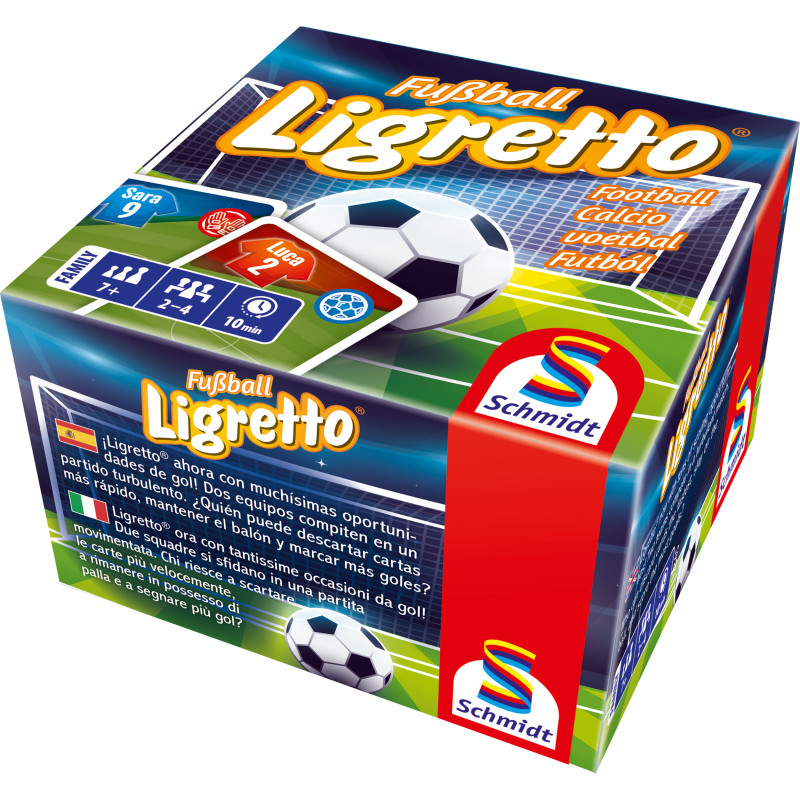 Selecta Ligretto® Fußball Kartenspiel – Rasantes Karten-Duell für 2-4 Spieler ab 8 Jahren