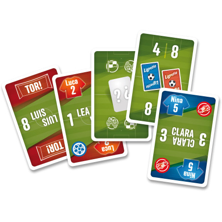 Selecta Ligretto® Fußball Kartenspiel – Rasantes Karten-Duell für 2-4 Spieler ab 8 Jahren