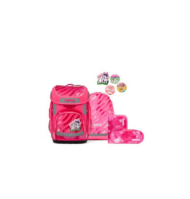 ergobag Schulranzen-Set Cubo KuntBärbuntes Einhorn | Ergonomisch & Nachhaltig