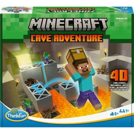 ThinkFun Minecraft Cave Adventure – Logikspiel von Ravensburger ab 8 Jahren