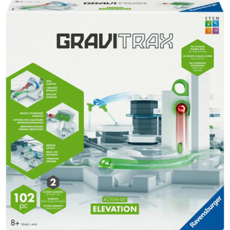 Ravensburger GraviTrax Action-Set Elevation – Erweitere deine Kugelbahn mit Höhenelementen