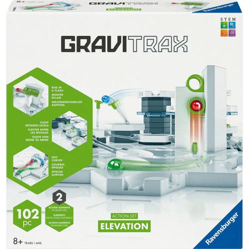 Ravensburger GraviTrax Action-Set Elevation – Erweitere deine Kugelbahn mit Höhenelementen