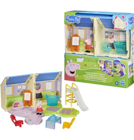 Hasbro Peppa Wutz Aufklappbare Spielgruppe – Spielset mit Figuren & Zubehör ab 3 Jahren
