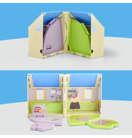 Hasbro Peppa Wutz Aufklappbare Spielgruppe – Spielset mit Figuren & Zubehör ab 3 Jahren
