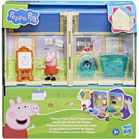 Hasbro Peppa Wutz Aufklappbare Spielgruppe – Spielset mit Figuren & Zubehör ab 3 Jahren