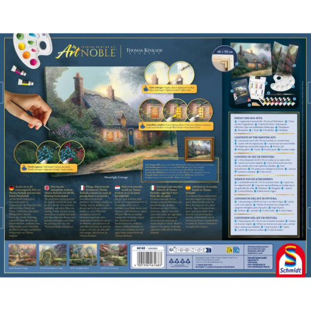 Selecta My ArtNoble Malset T. Kinkade Moonlight Cottage – Traumhaftes Kunstwerk selbst gestalten