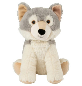 Warmies® Wolf Wärmetier – Kuscheltier mit Lavendelduft & Mikrowellen-Wärme