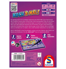 Selecta Noch X-Mal! – Familien Gedächtnisspiel, Merkfähigkeit für 2-4 Spieler