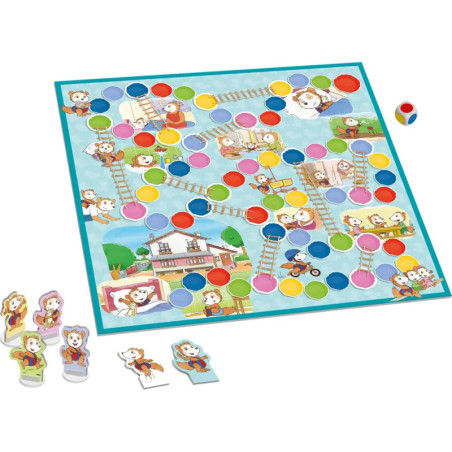 Selecta Leiterspiel Bobo Siebenschläfer – Klassisches Würfelspiel ab 3 Jahre