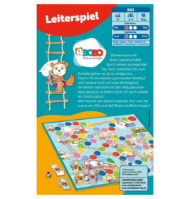 Selecta Leiterspiel Bobo Siebenschläfer – Klassisches Würfelspiel ab 3 Jahre