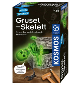 KOSMOS Grusel-Skelett – Anatomie Bausatz für Kinder ab 8 Jahren – 30 cm Modell