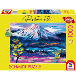 Selecta Puzzle R. Tili 'Die Ruhe des Berges' – Alpine Landschaft 1000 Teile