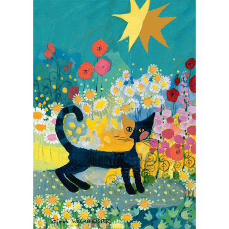 PU1000T. R.Wachtmeister, Katze im Blüten