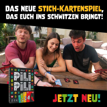 Pili Pili - Das verrückte Stic h-Kartenspiel