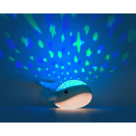 Megalight Willy Whale Nachtlicht + Sternenhimmel
