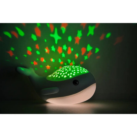 Megalight Willy Whale Nachtlicht + Sternenhimmel