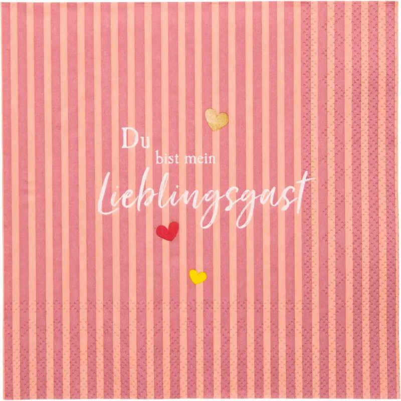 Servietten (20 St.) - Du bist mein Lieblingsgast