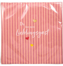 Servietten (20 St.) - Du bist mein Lieblingsgast
