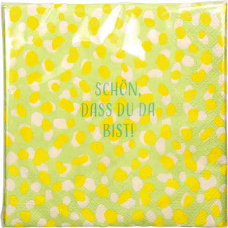 Servietten (20 St.) - Schön, d u da bist!