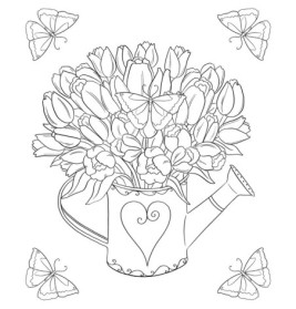 Metallic-Malen Bicolor-Stifte Garden Glory