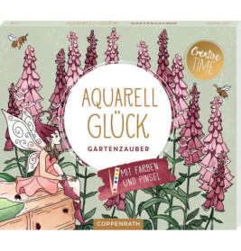 Aquarell-Glück Gartenzauber