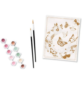 Malen nach Zahlen auf Leinwand Blütenglück