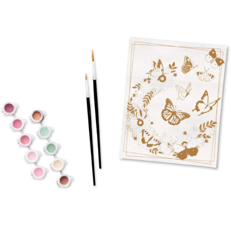 Malen nach Zahlen auf Leinwand Blütenglück