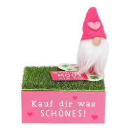 WUNSCHERFÜLLER Wichtel auf kleiner Schachtel