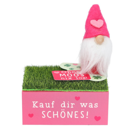 WUNSCHERFÜLLER Wichtel auf kleiner Schachtel