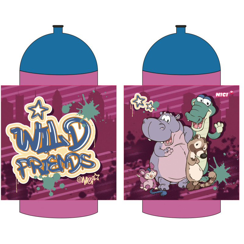 Trinkflasche Wild Friends, 0,5l
