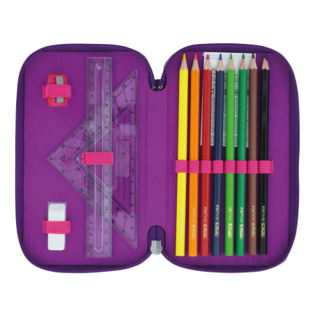 TriCase 31tlg DipDye Pink/ Purple