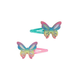 CC-Clips Schmetterling 2tlg 2Farben 4cm