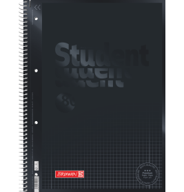 Collegeblock A4 onyx Lin28