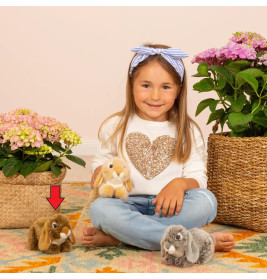 Teddy Hermann Widderkaninchen braun 18 cm