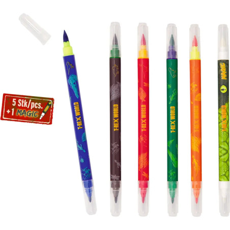 Magische Doppelfasermaler - T-Rex World