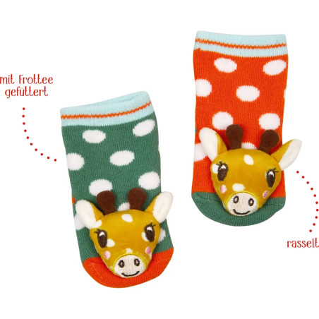 Rasselsöckchen - Giraffe