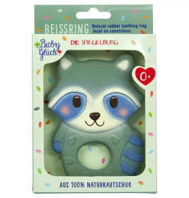 Beißring aus Naturkautschuk - Waschbär